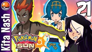 Pokemon Sun amp Moon Gameplay PART 21 LANA amp KIAWE REMATCH Lets Play Walkthrough 3DS [upl. by Lynad321]