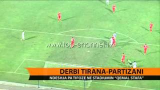 Supersport transmeton falas derbin TiranaPartizani  Top Channel Albania  News  Lajme [upl. by Dlarej]