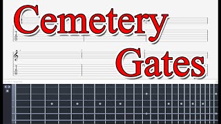 【TABS】Pantera  Cemetery Gates  Solo [upl. by Chiarra]