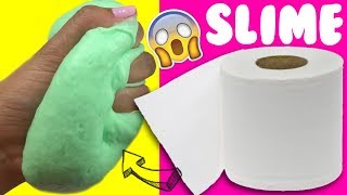 PROBANDO SLIME 💦 CON PAPEL DE BAÑO SIN PEGAMENTO [upl. by Padgett128]