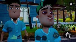 Hello neighbor 2 player giltch [upl. by Rivkah109]