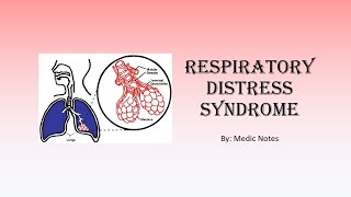 Respiratory distress syndrome  pathophysiology clinical features prevention treatment [upl. by Ayrb]