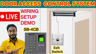 Door access control system How to install Access control system Secureye B4CB installation Wiring [upl. by Aihsiym]