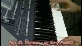 Tayr EL Worwar Korg Pa800 طير الوروار  عزف خليل جرجورة [upl. by Durnan148]