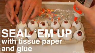 How To Make Cascarones Confetti Eggs [upl. by Mosley]