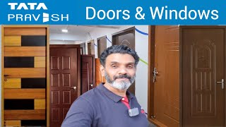 TATA Steel doors amp Windows  TATA pravesh  All about steel doors  Steel Windows  Cuirass doors [upl. by Ahsya955]