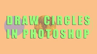 How to draw Filled and Unfilled Circles In Photoshop tutorial photoshop [upl. by Glynnis248]