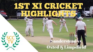 SURREY CHAMPIONSHIP 1st XI Div 2 WEEK 13 Sanderstead vs Oxted amp Limpsfield [upl. by Safier968]