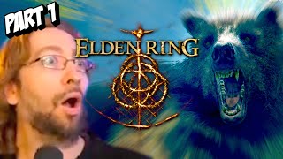 MAX PLAYS Elden Ring Full Playthru Part 1  IS THAT A FREAKING BEAR [upl. by Ikcim]