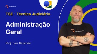 TSE  Técnico Judiciário  Aula de Administração Geral Departamentalização Funcional [upl. by Ajnos566]