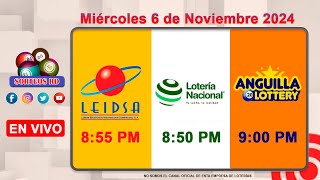 Lotería Nacional LEIDSA y Anguilla Lottery en Vivo 📺│Miércoles 6 de Noviembre 2024  855 PM [upl. by Tann]