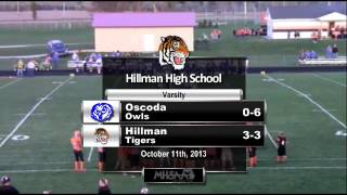 Hillman Football vs Oscoda Hillman Production [upl. by Feldman]