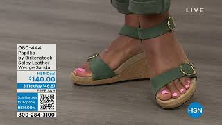 Papillio by Birkenstock Soley Leather Wedge Sandal [upl. by Asil]