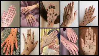 Top trending minimal henna mehndi designs 2023simple mehndi design for eid 2023mehandi ka design [upl. by Rabma]