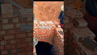 Bricks layering construction fyp fypシ゚viral fypshort short [upl. by Noired]