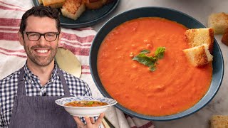 Rich and Creamy Tomato Soup Recipe  SO Easy [upl. by Giliane]