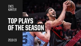 Enes Kanter 201819 Season Highlights [upl. by Cohlier]