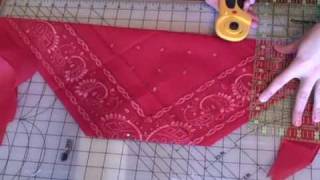 Bandana Bag Tutorial  Whitney Sews [upl. by Slrahc]