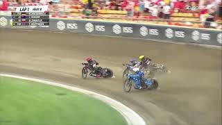 Tai Woffinden crash SGP Gorzow 2024 [upl. by Vescuso778]