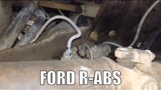 How to bleed your brakes with RABS valve Ford ABS [upl. by Atinrehs]