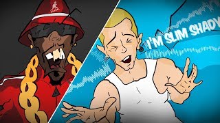 Eminem amp Kuniva  Animated Cartoon 2018 [upl. by Asiole71]