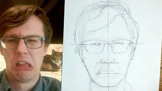 How to draw any face using basic proportion [upl. by Pam]