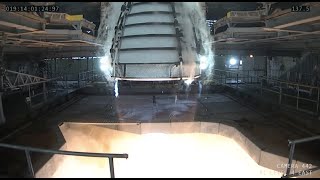 NASA fires up RS25 rocket engine for first time in 2022 [upl. by Bock]