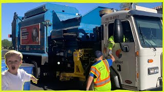 Exciting Recycle Truck Day  Garbage Truck Video For Kids [upl. by Guarino256]