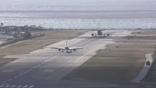 Amazing Short Take off KLM A330 at St Maarten Airport SXM with ATC [upl. by Lekim]