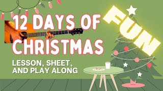 12 Days of Christmas Guitar Chords and Lesson [upl. by Slohcin938]