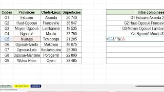 Fonctions Excel  CONCATENER NBVAL et NB SI [upl. by Eloisa350]