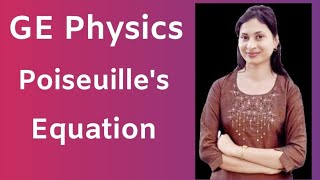 Lecture11 Poiseuilles Equation Unit1 GEI [upl. by Benni279]