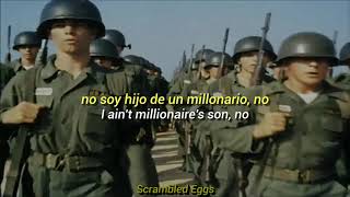 Creedence Clearwater Revival  Fortunate Son Sub Español  Lyrics [upl. by Ativad181]