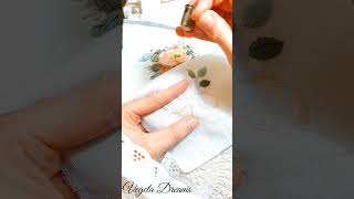 Stem stitch embroidery easyhandenbroidery howtoembroider embroiderytutorial embroiderybeginners [upl. by Carmel168]