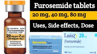 Furosemide  20 mg 40 mg 60 mg  What is Furosemide Used For Dosage Side Effects amp Precautions [upl. by Sidnarb148]