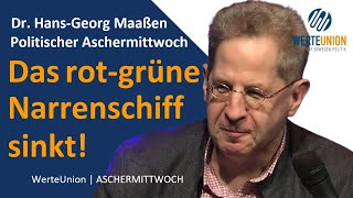 Dr Maaßen Das Narrenschiff sinkt  Rede vom politischen Aschermittwoch [upl. by Nonnel]