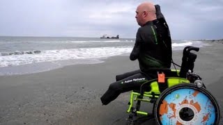 Quadruple amputee prepares to swim Bering Strait [upl. by Ahsinaj300]