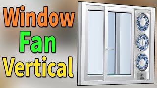 Top 3 Best Window Fan Vertical  Narrow Window Fan  Extra Long Window Fan [upl. by Fennie]