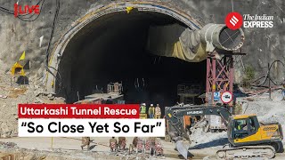 Uttarkashi Tunnel Rescue Platform For Auger Machine Stabilised Drilling To Resume Soon [upl. by Karry]