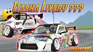 FR LEGENDS • NEW LIVERY FOR GT86  ITASHA LIVERY [upl. by Irme911]