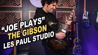 Joe Plays the Gibson Les Paul Studio Smokehouse Burst [upl. by Asyral948]