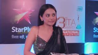 Helly Shah Full Exclusive Interview At Red Carpet of 23rd ITA Award 2023  Helly Shah [upl. by Hurwitz]