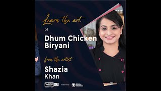 SHAZIA KHAN  makes the Muslim Dhum Biryani [upl. by Macri488]