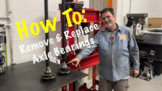 Axle Bearing Remove And Replace With Tech Tips👀 [upl. by Tonya]