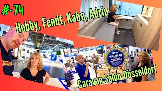 vlog74 l Hobby Fendt Kabe Adria  Caravan Salon Düsseldorf 2024 [upl. by Kciredor348]