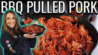 Smoked BBQ PULLED PORK the EASY way  HowTo [upl. by Hadlee]