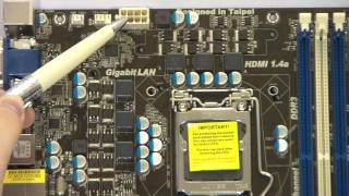 Видеообзор материнской платы ASRock H67MGE AlMoDi [upl. by Halda]