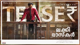 Lucky Baskhar Teaser  Malayalam  Dulquer Salmaan Meenakshi Chaudhary  Venky Atluri  GV Prakash [upl. by Ahsienel621]