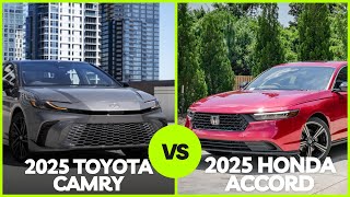 2025 Toyota Camry vs 2025 Honda Accord Engine Specification amp Price [upl. by Ennaihs]