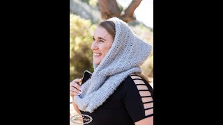 Free Hooded Crochet Infinity Scarf With Pockets Pattern shorts [upl. by Greff806]